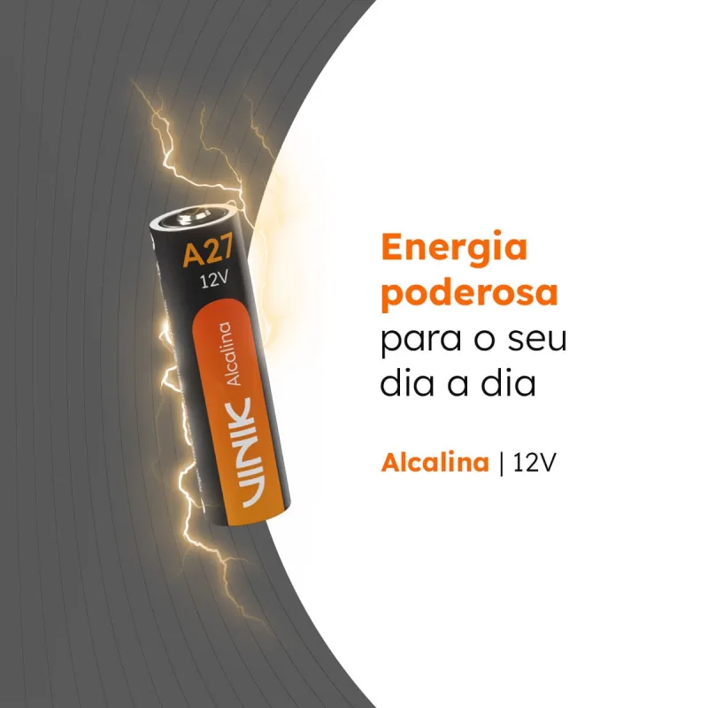 PILHA A27 12V VINIK 5 - VINIK - Casa E Construção