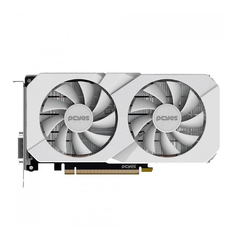 Placa De Vídeo RTX 3050 8GB GDDR6 PCYes Project Edge White DisplayPort HDMI DVI PVRTX30508WTPE (MP)