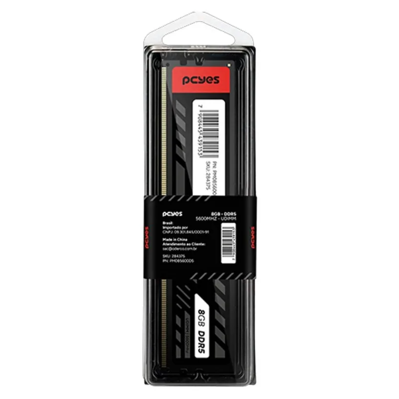 Memória Para Desktop Pcyes PM085600D5 DDR5 8GB 5600MHZ (MP)