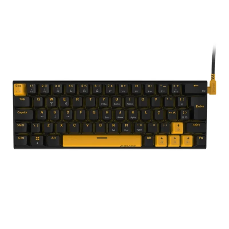 Teclado Gamer Mecânico PCYES Kuromori Voyager Edition 60% Switch Blue KMVY60BL (MP)
