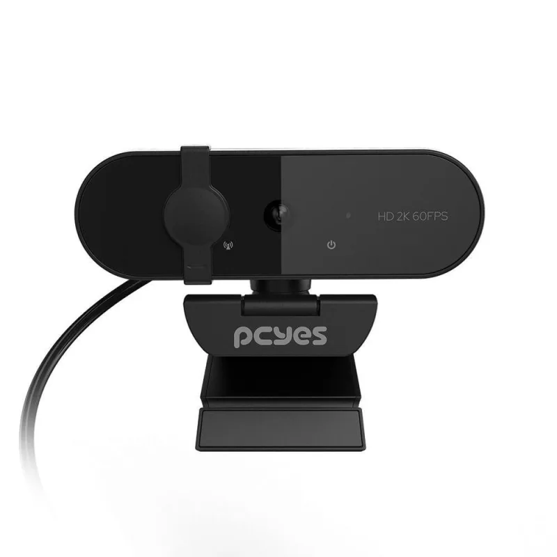 Webcam Pcyes Raza 2K-01 2K 2560x1440 com Microfone - PCYES - Agro