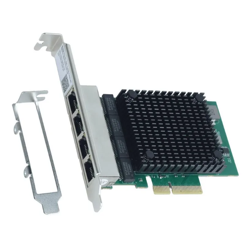 Placa De Rede Wi-fi Pcyes - 4 Portas Lan Rj45 - Cat5 Utp - 2500mbps - Pci Express - Lc2500-it4p