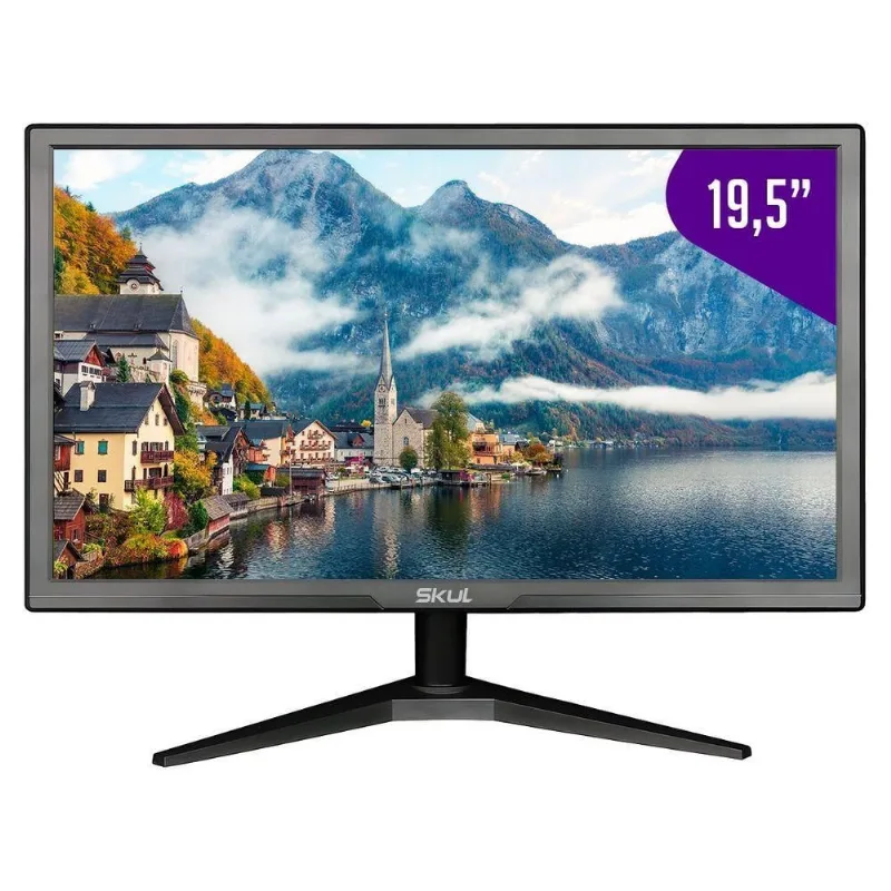 Monitor LED Office SM1955MS75Y 19,5" HD TN 75Hz 5ms HDMI VGA Skul