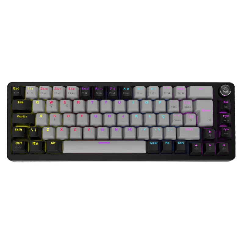 Teclado Gamer Mecânico PCYES Mecka 65% Black Vulcan Switch Red TPMKBVRD (MP)