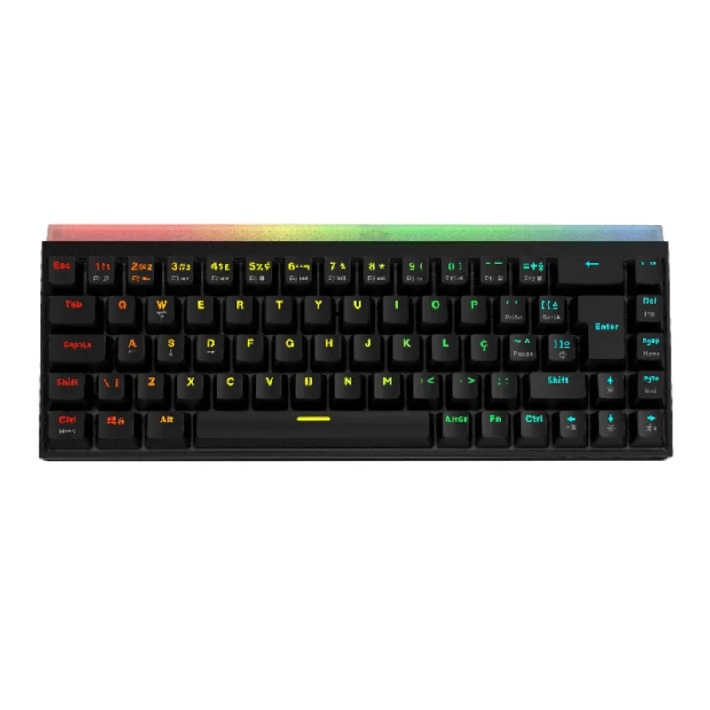Teclado Gamer Mecânico PCYES Shiyan 60% Black Vulcan Switch Blue TPSHBVBL (MP)