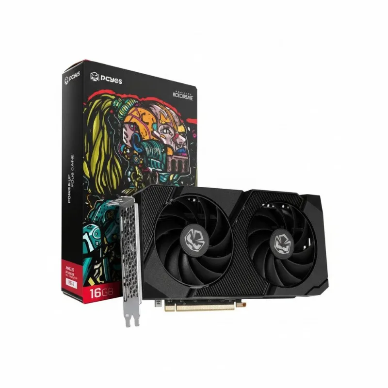 Placa De Vídeo RX 7600 XT 16GB GDDR6 PCYes Project Edge Dual Fan 3x DisplayPort HDMI PVR760016GBPEDF (MP)