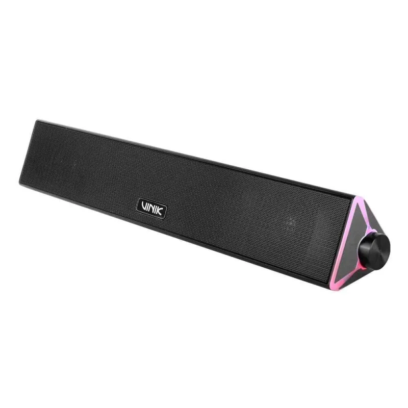 Soundbar Gamer Vinik Galaxy SBG6WGLX 6W RMS 2.0 LED Rainbow P2 Preto - Vinik - Agro