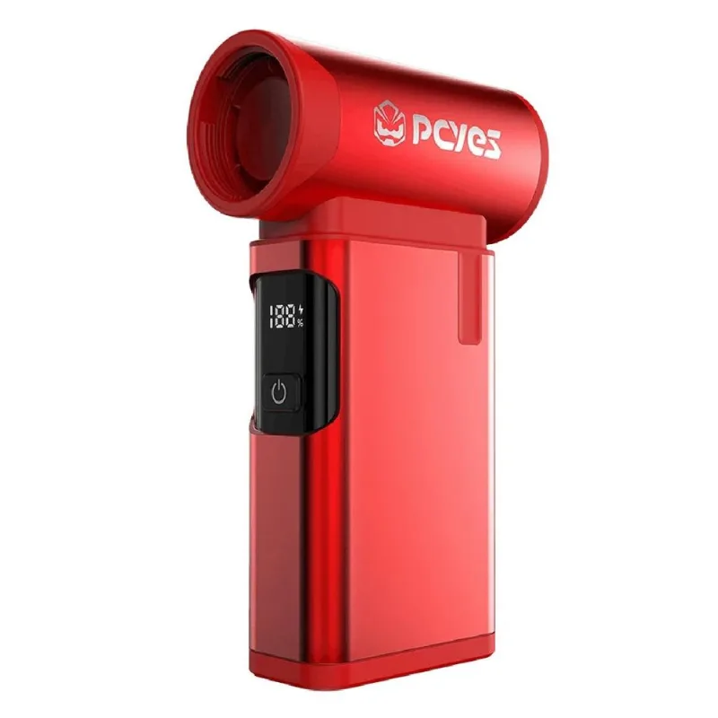 Mini Soprador Turbo Pcyes Jet Fan Pstjrm 4000mah Bateria Vermelho