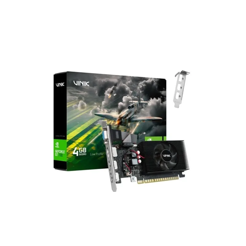 Placa de Video GeForce GT730 4GB DDR3 Low Profile 64bits - Vinik - Informática