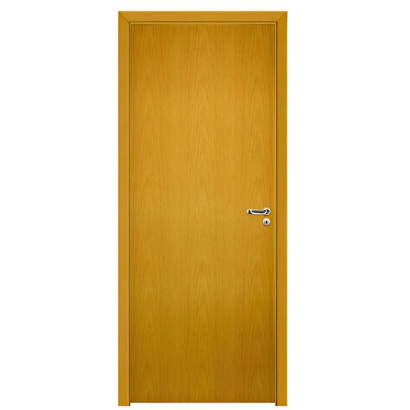 Kit Porta Completa de Giro Lisa Interna Colmeia Esquerda Pinhal Angelim 14 x 80 x 210cm 35mm