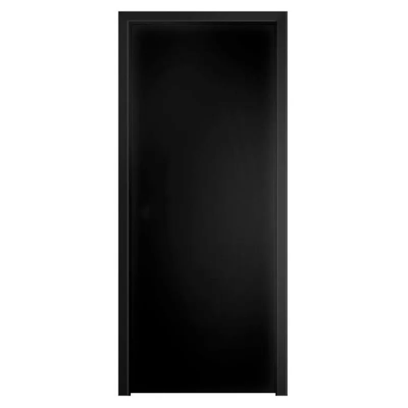 Kit Porta de Giro Lisa Interna Bondoor Esquerda Pinhal Preta 8 x 60 x 210cm 35mm - Pinhal