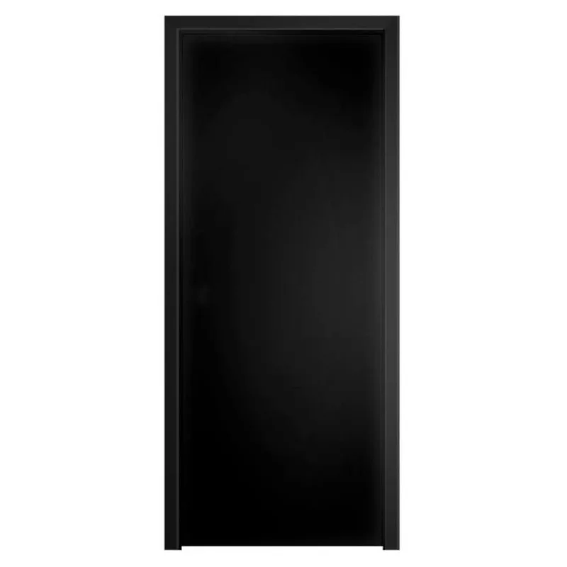 Kit Porta de Giro Lisa Interna Bondoor Direita Pinhal Preta 8 x 70 x 210cm 35mm - Pinhal