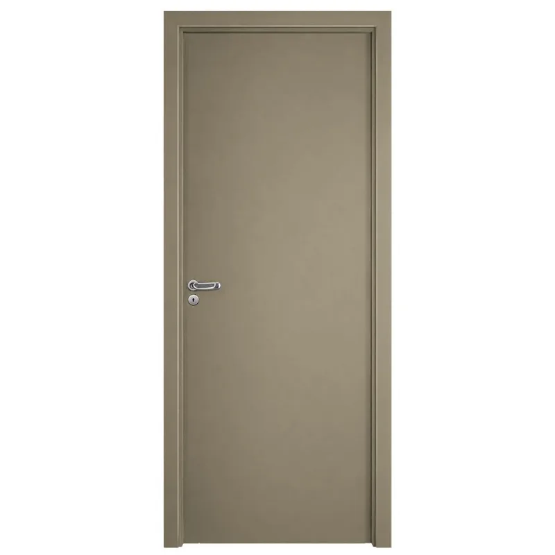 Kit Porta de Giro Lisa Interna Bondoor Direita Pinhal Gianduia 14 x 70 x 210cm 35mm - Pinhal