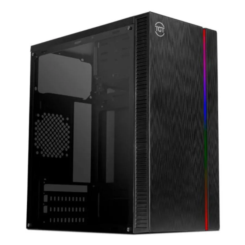 Gabinete Tgt G250 S/fan S/fonte Led Rainbow Lateral Acrilico Preto - Tgt-g250pr-01 - Pichau