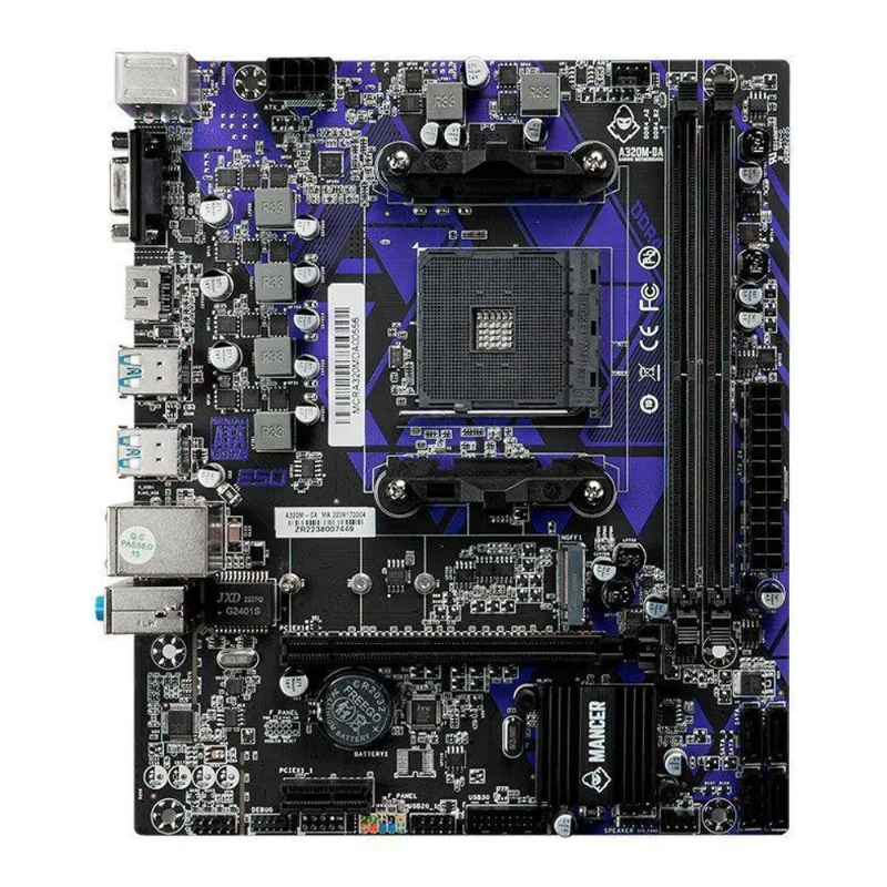 Placa Mãe Mancer A320m-da Ddr4 Socket Am4 M-atx Chipset Amd
