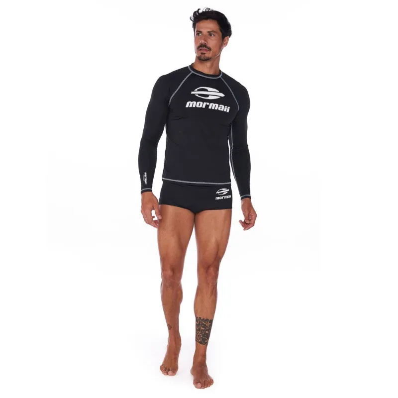 Blusa Solar Masculina UV Mormaii Preto