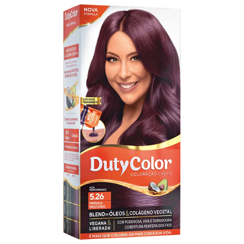 Coloração Duty Color Marsala 5.26