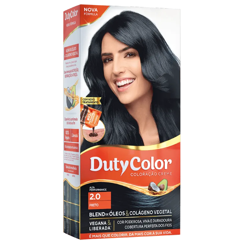 Coloração Duty Color Preto - 2.0