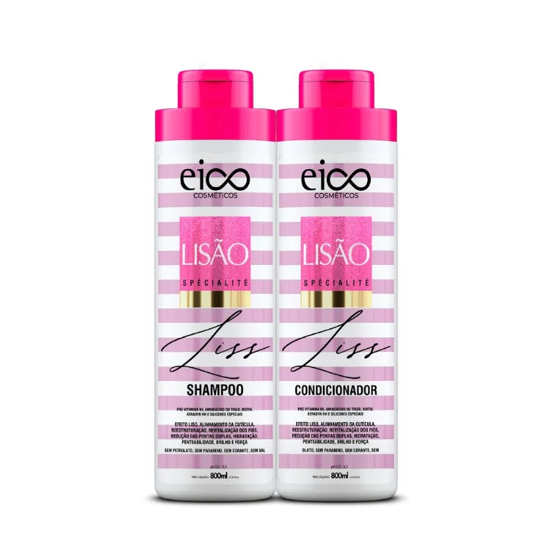 KIT EICO LISAO SPECIALITE SHAMPOO+CONDICIONADOR 800ML