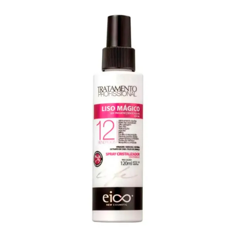 Spray Cristalizador Eico Life Liso Magico 120ml