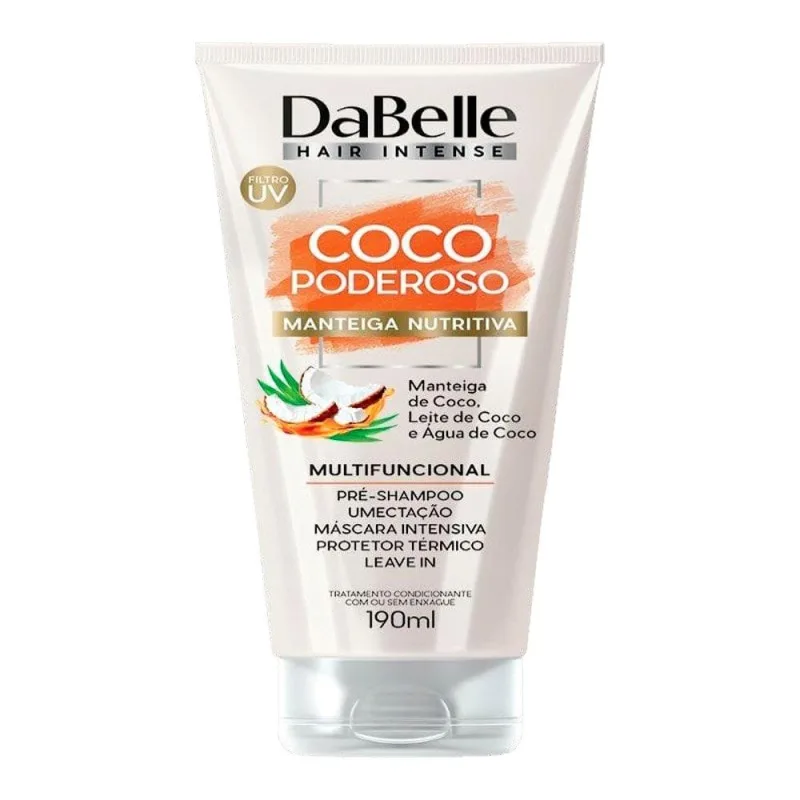 Manteiga Capilar Dabelle Coco Poderoso 190ml - Não Informado - Higiene E Perfumaria