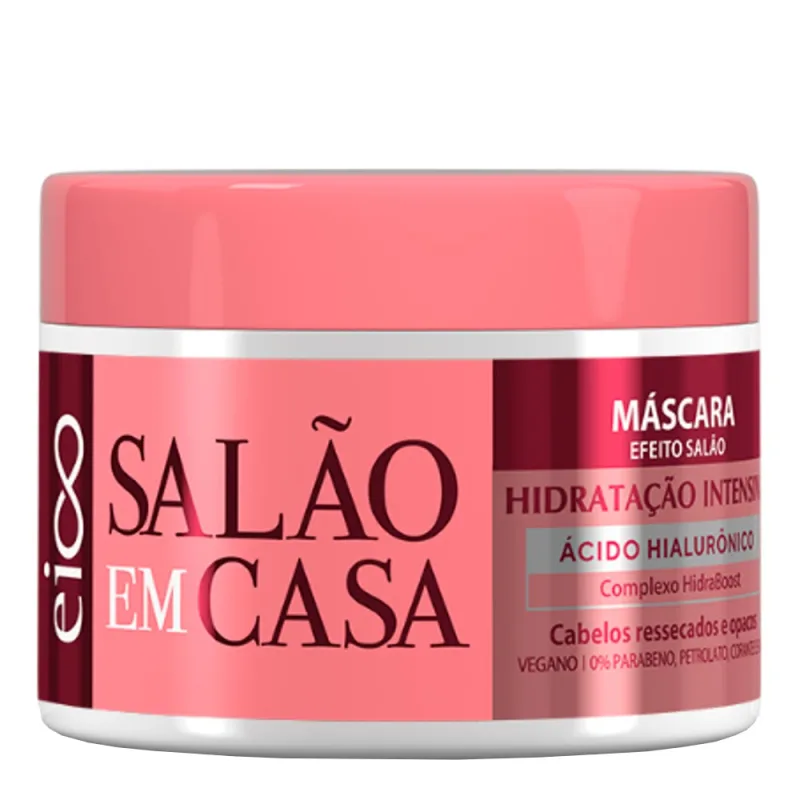 Máscara Eico Salão em Casa Cronograma Profissional Reconstrução 270g - Eico - Máscara Para Cabelo