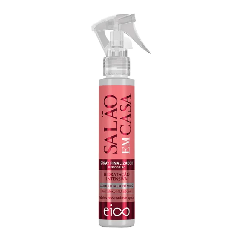 Spray Finalizador Eico Salão em Casa Hidratação Intensiva 120ml - Eico - Fixador De Cabelo