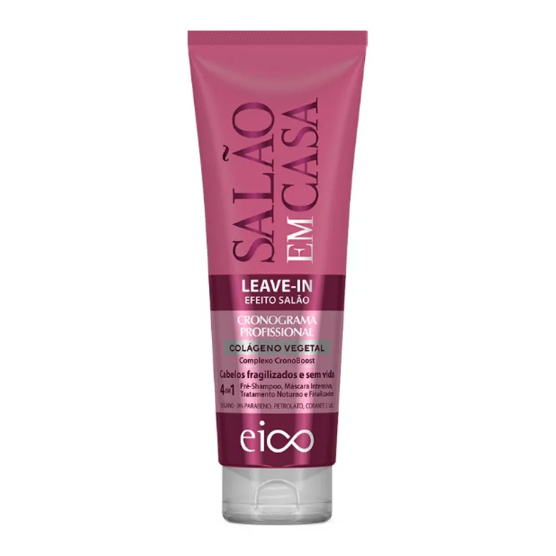 Leave In Eico Salão em Casa Cronograma Profissional 200ml
