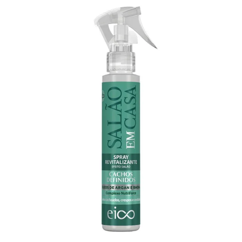 Eico Spray Finalizador Salão Em Casa Cachos Definidos 120Ml