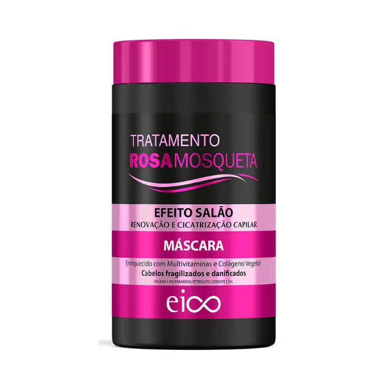 Máscara Capilar Eico Efeito Salão Rosa Mosqueta 1kg Masc Cap Eico 1kg Efeito Salao Rosa Mosqueta