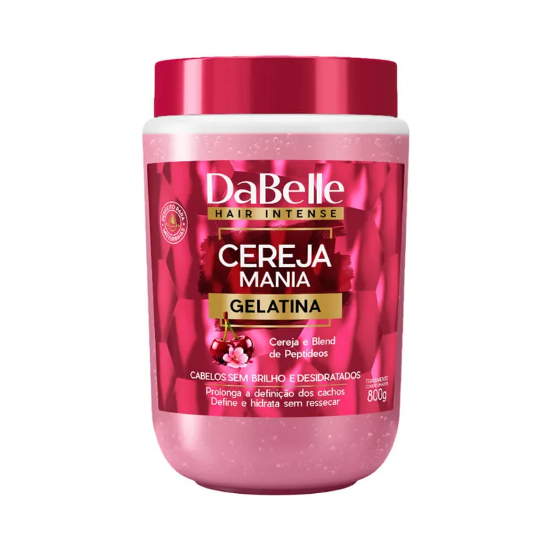 Gelatina Dabelle Cereja Mania 800g Gelatina Dabelle 800g Cereja Mania