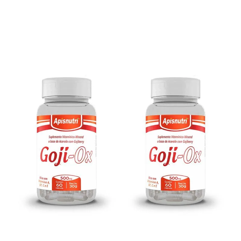 Kit 2 - Goji-ox - 60 Cápsulas - Dna Verde - Não Informado - Mercearia