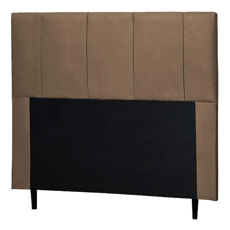 Cabeceira Donna Casal Queen 160cm I02 Suede Bege - Mpozenato