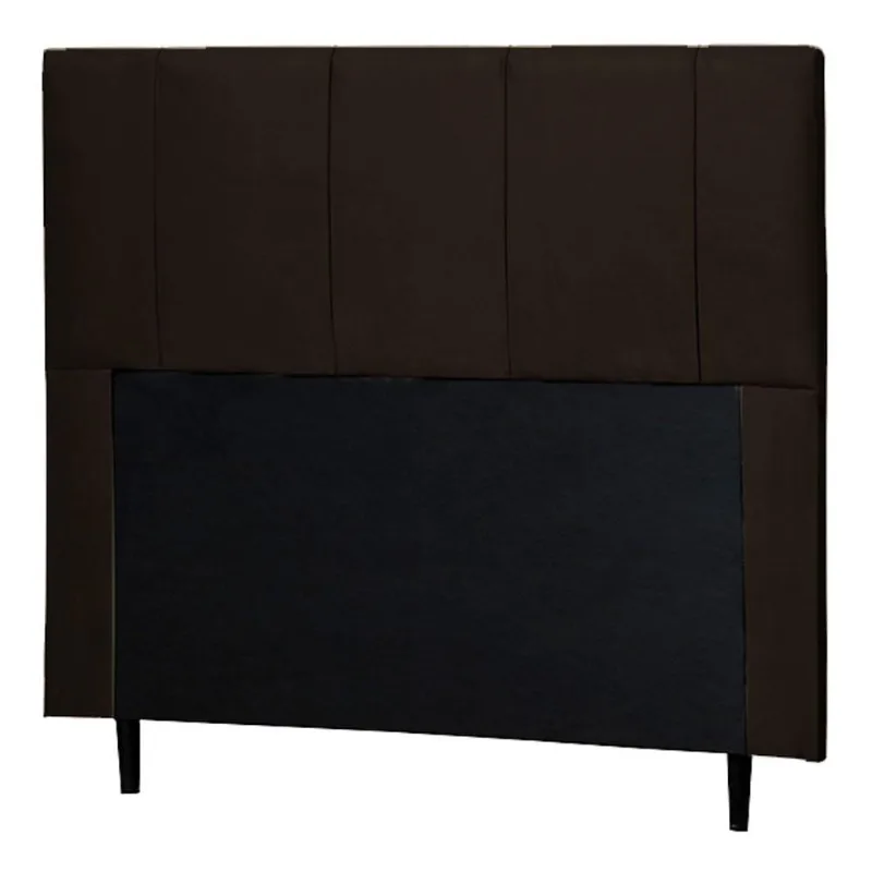 Cabeceira Donna Casal Queen 160cm I02 Suede Marrom - Mpozenato