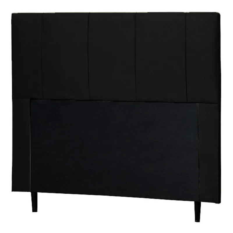 Cabeceira Donna Casal King 193cm I02 Suede Preto - Mpozenato