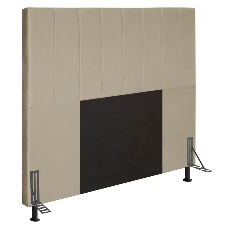 Cabeceira Cama Box Casal King 193cm D10 Jade Corano Bege - Mpozenato