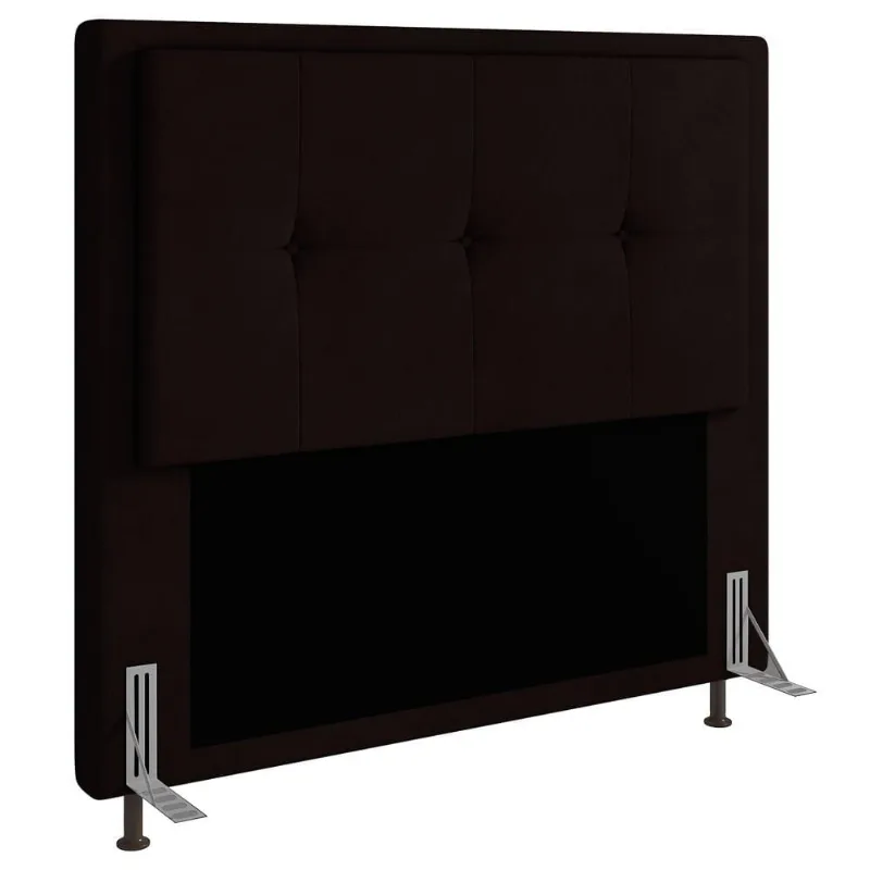 Cabeceira Cama Box Casal Queen 160cm D10 Ametista Corano Marrom - Mpozenato