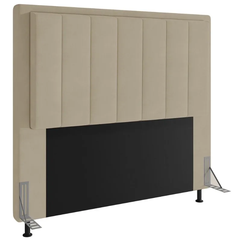 Cabeceira Cama Box Casal 140cm D10 Opala Corano Bege - Mpozenato