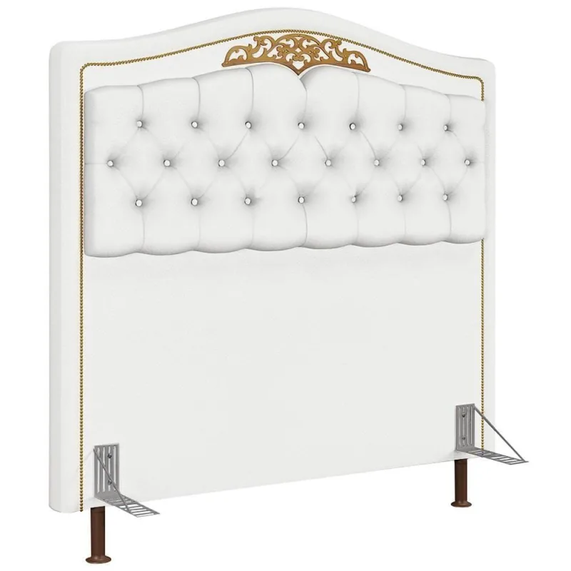 Cabeceira Casal King 195Cm J02 Branco - Não Disponível