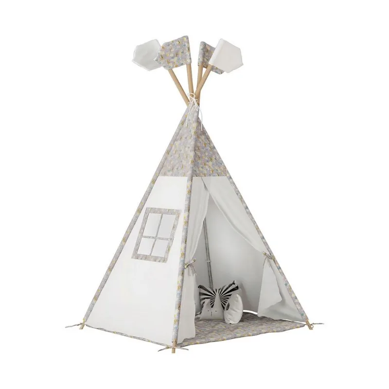 Cabana Infantil 110cm Mundo Mágico M08 Tecido Patchwork - Mpozenato