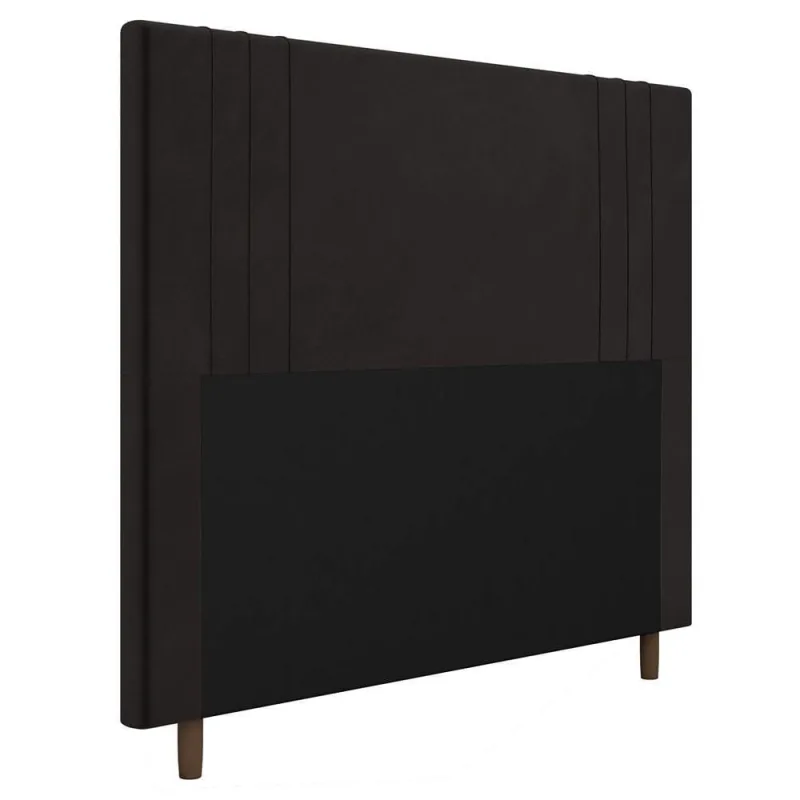 Cabeceira Cama Box Solteiro Ferrara 90Cm Marrom - OUTRAS - Colchões