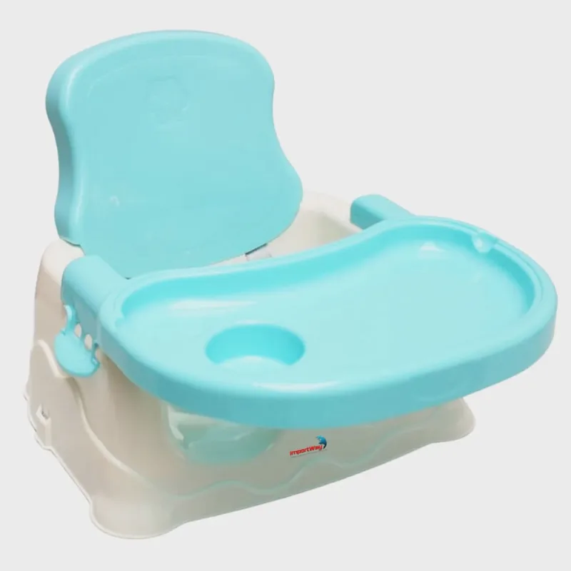 Cadeira de Alimentação Bebê Portátil Cadeirinha Assento Refeição Booster Menino Azul Brinqway Bw-096 - Não Disponível - Bebês E Higiene Infantil