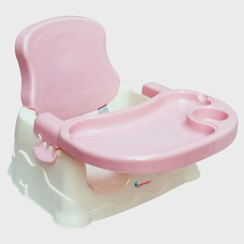 Cadeira de Alimentação Bebê Portátil Cadeirinha Assento Refeição Booster Menina Rosa Brinqway Bw-096 - Não Disponível