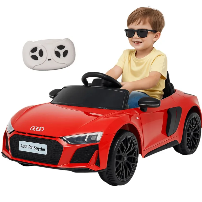 Carro Eletrico Importway Audi R8 Spyder Vermelho 12V Controle Remoto