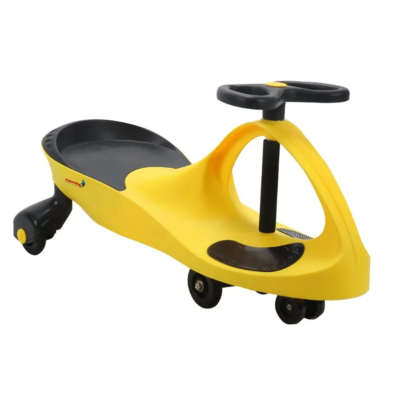 Carrinho De Rolimã Car Infantil Importway Crianças Amarelo Bw004am