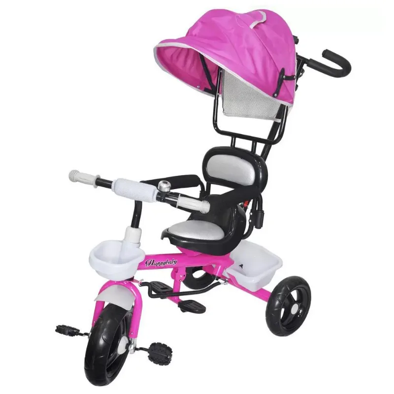 Triciclo Infantil com Capota BW084RS - Rosa Triciclo Infantil Velotrol com Capota BW084RS - Rosa