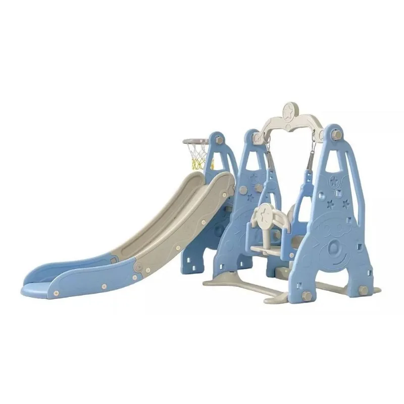 Playground Infantil Importway 3x1 Azul 30kg