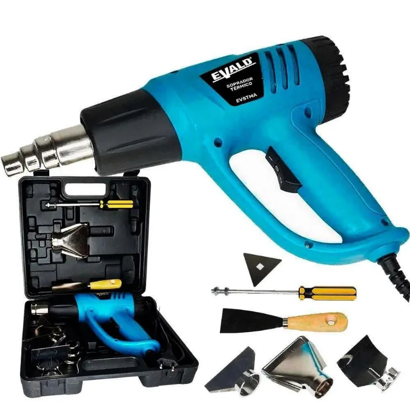 Soprador Térmico 2000w Com Maleta E Kit De Acessórios Evst Evald-220V