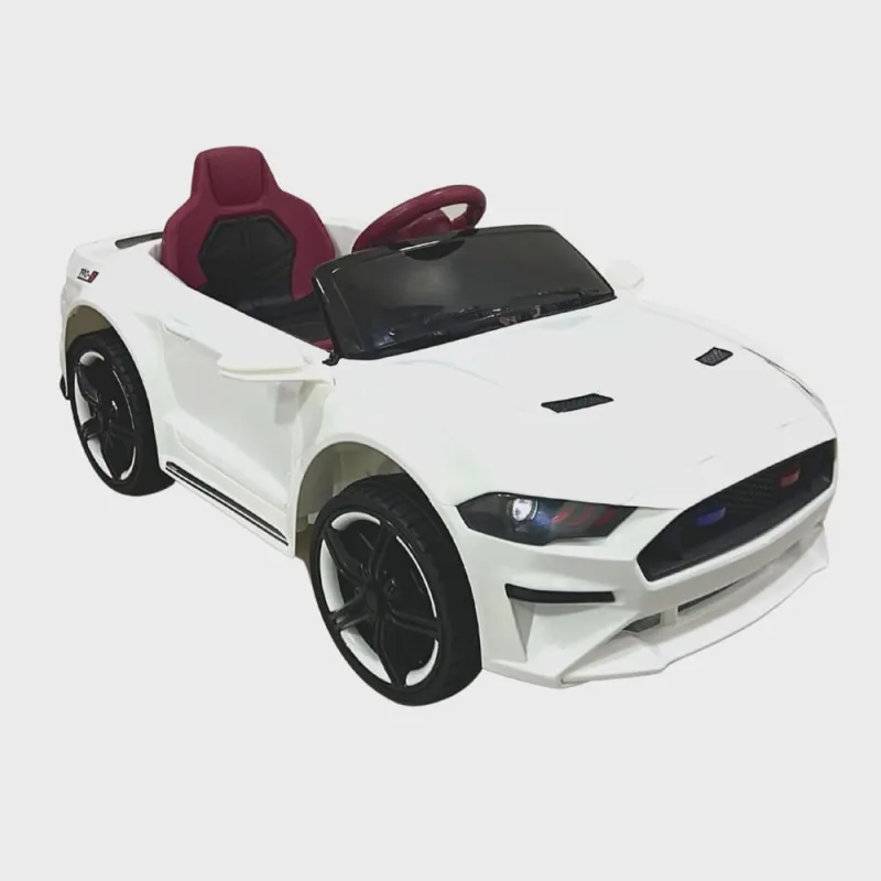 Mini Carro Elétrico Infantil 6V Luz Som Buzina Bateria Recarregável Controle Remoto Brinqway Bw240 - Não Disponível - Brinquedos