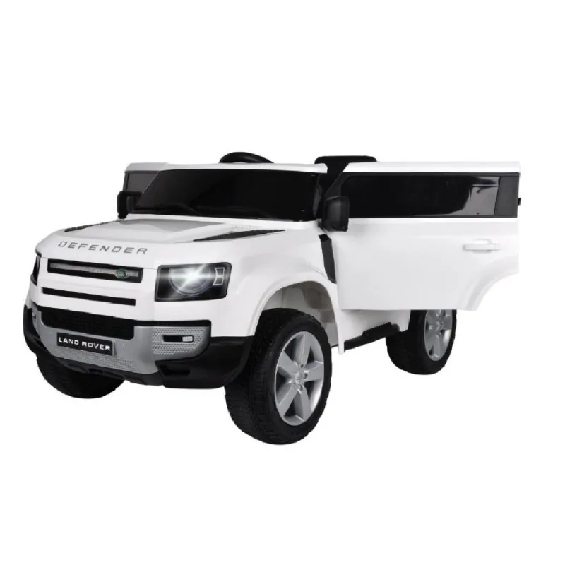 Carrinho Elétrico Infantil Com Controle Land Rover 12v Branco Bw271br Importway